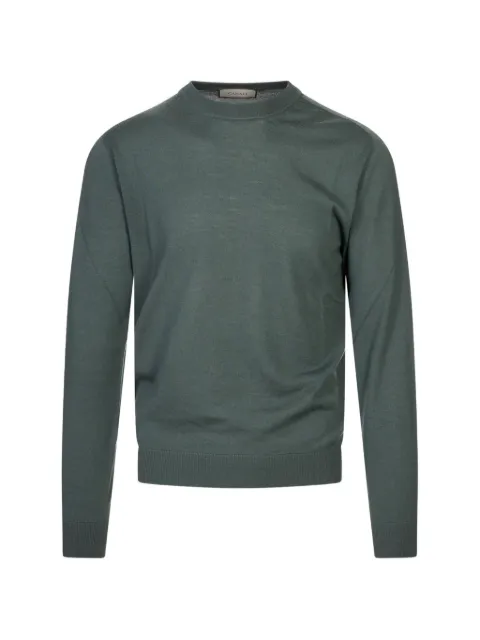 Canali fine-knit sweater Green C0012MK02353