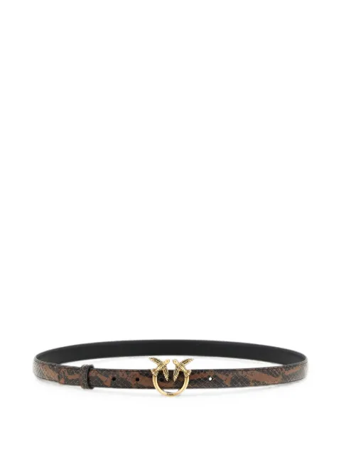 PINKO reptile-effect belt Brown 100143A3E5