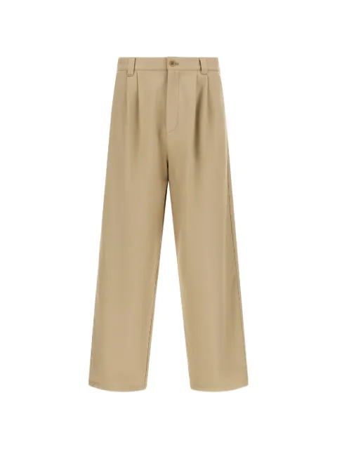 A.P.C. Ricky pleated cotton trousers Neutrals COHLCH08027