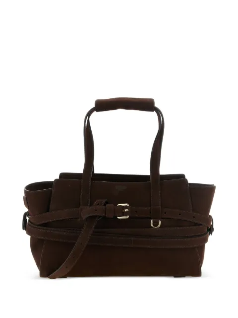 Moschino Tie Me belt-detail tote bag Brown MC4066PP1POJ0