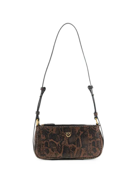 PINKO python-print Love Bag shoulder bag Brown 105069A3E5