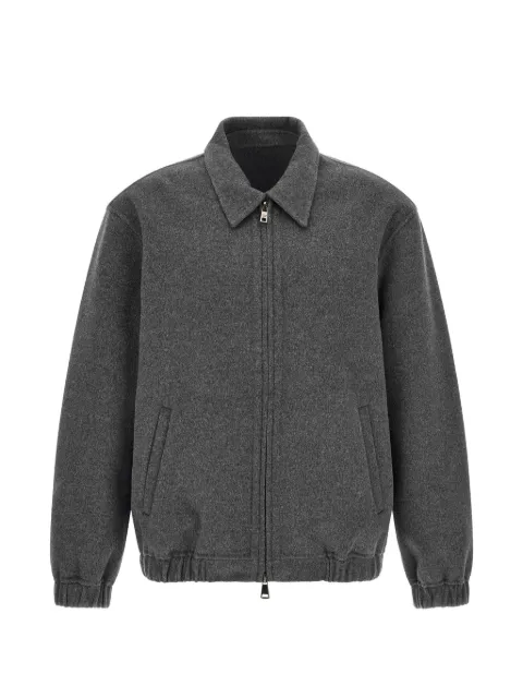 Giorgio Brato zip-up wool-blend jacket Grey TX27F2001WOWSGREY