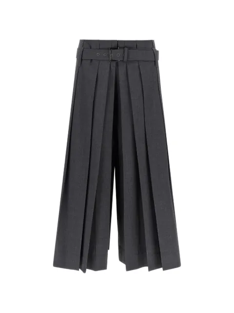 Brunello Cucinelli pleated belted shorts Grey MPW07P9300C4078