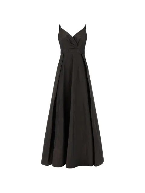 PINKO pleated-skirt sleeveless maxi dress Black 107588A3GK