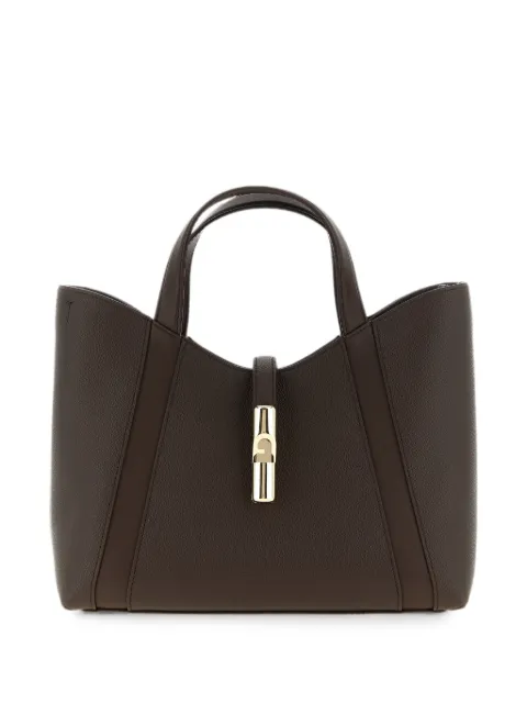 Furla Small Goccia leather tote bag Brown WB01789BX3353