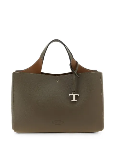 Tod's T Timeless leather tote bag Grey XBWAPAL0200QRI