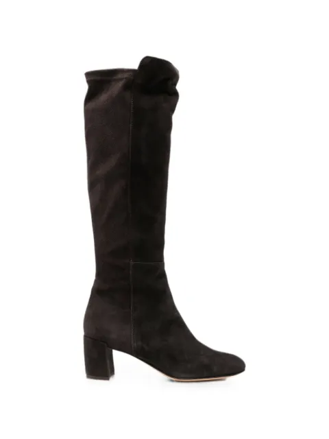AGL suede boots Brown D140624PAK0712