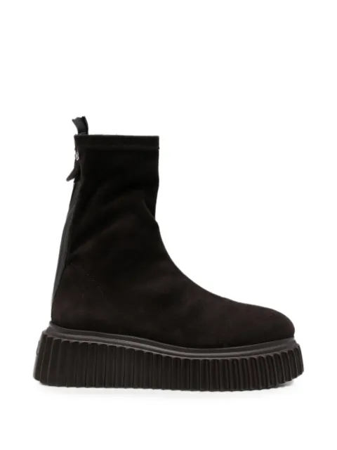 AGL Mirabel platform-sole ankle boots Brown D751570PGMOSS
