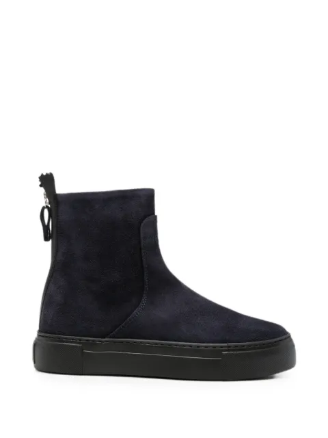 AGL Meghan rear-zip boots Blue D925503PGKV153