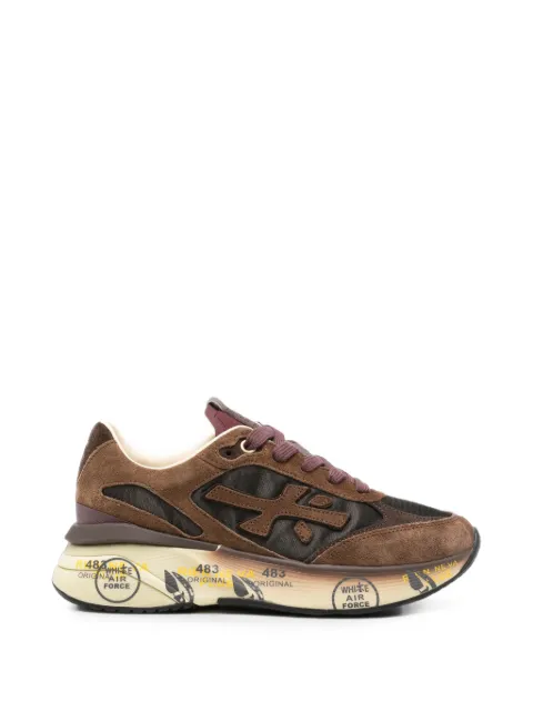 Premiata Moe Run panelled sneakers Brown 8562