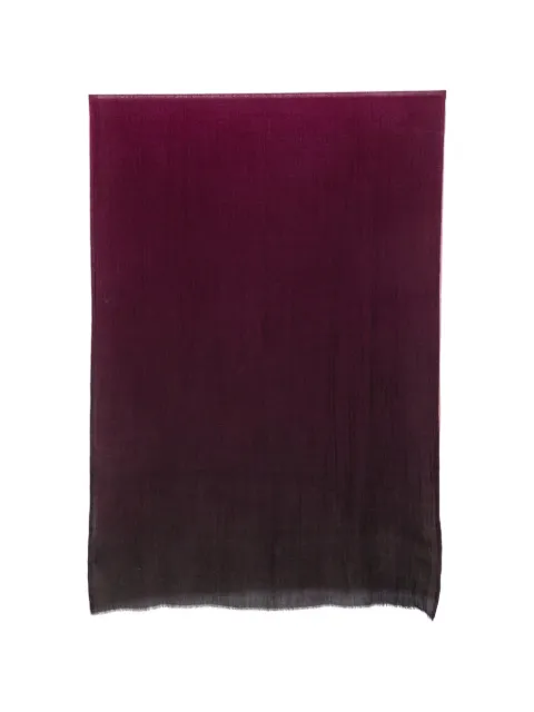 SGOMBERO CANTINE herringbone ombré scarf Purple 1582ANDROMEDA2