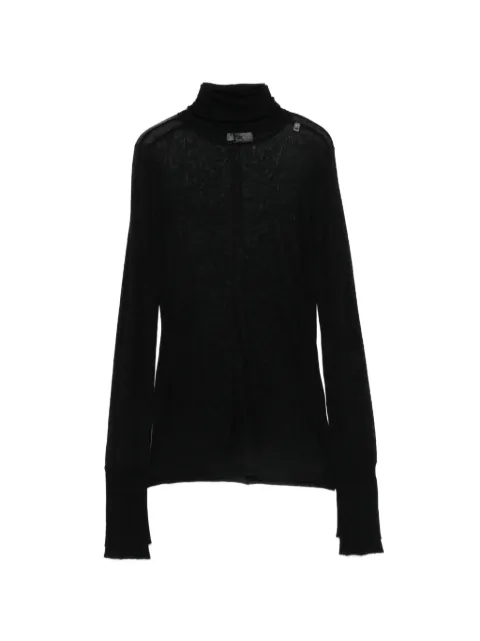Elisabetta Franchi turtleneck top Black MK04W68E110