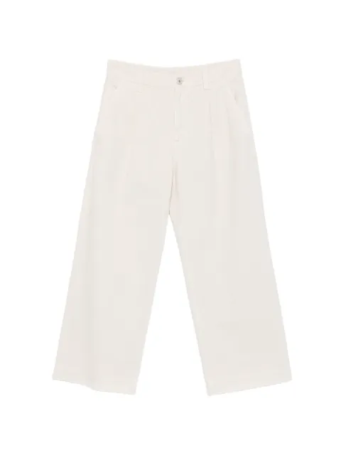 Brunello Cucinelli belt-loops trousers Neutrals M0H81P4093C8739