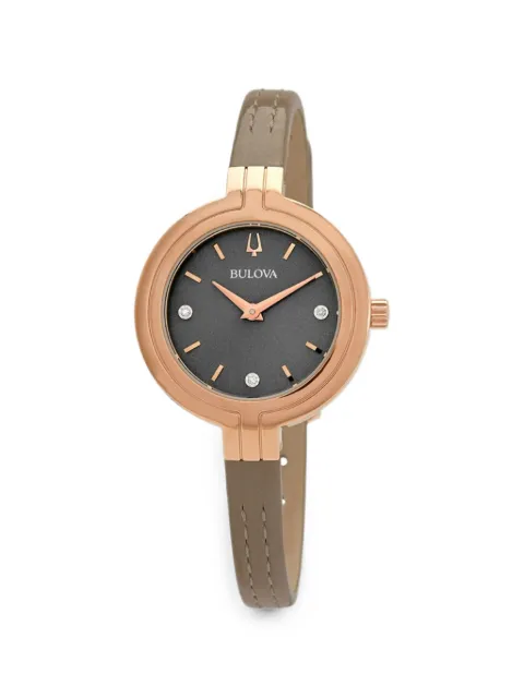 Bulova Rhapsody 30mm watch Grey 97P143
