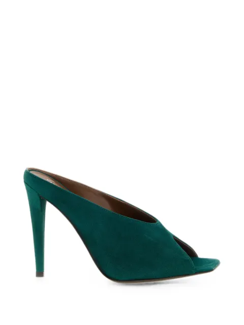Giuseppe Zanotti Intriigo Cluedo suede sandals Green I600016002