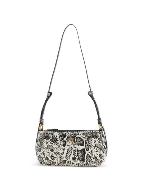 PINKO Love Birds snake-effect cross body bag Grey 105069A3E5