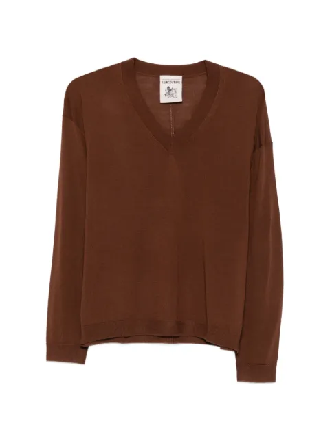Semicouture Jade sweater Brown Y6WC54JADE