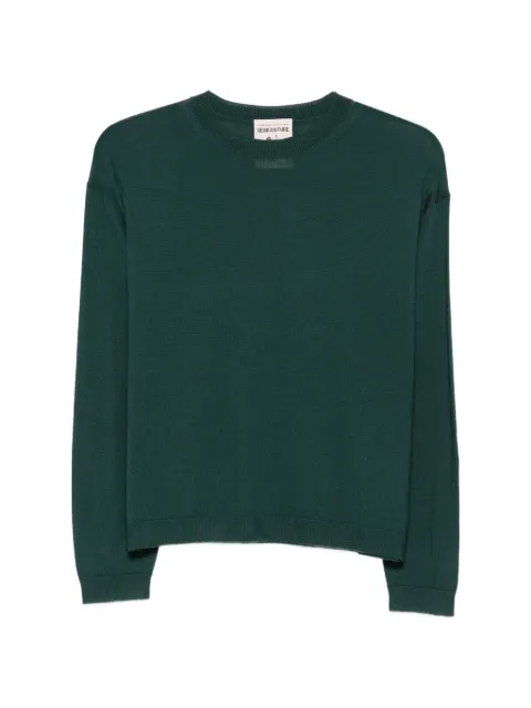 Semicouture crew-neck sweater Green Y6WC52HALEY