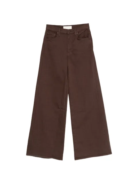MOTHER The Undercover Sneak wide-leg jeans Brown 11105544THEUNDERCOVERSNEAKCBW