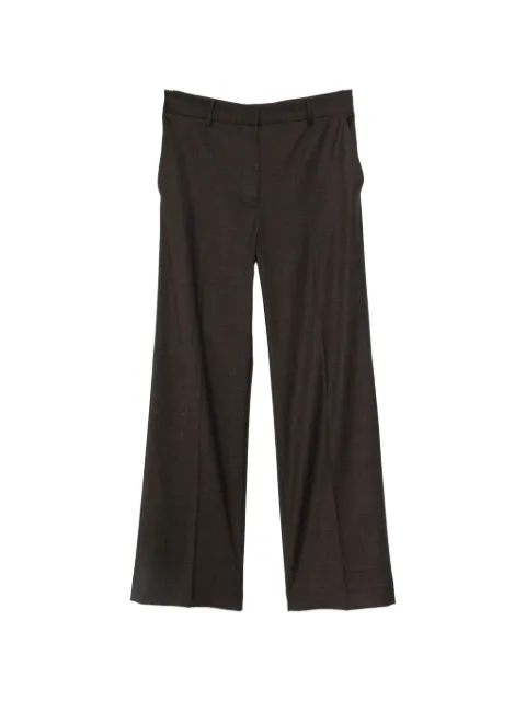 Antonelli Robinia pressed-crease wide-leg trousers Brown J8376R875B