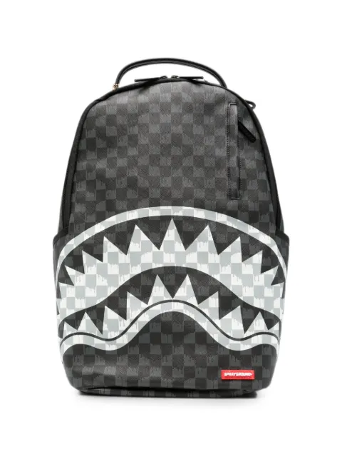 Sprayground Fang check backpack Grey 910B8553NSZ