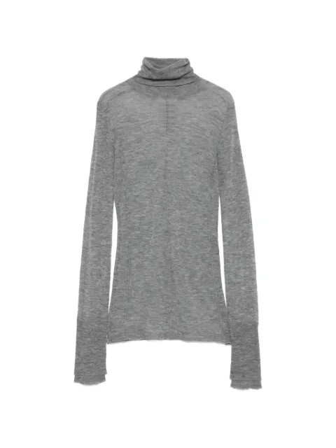 Elisabetta Franchi roll-neck wool top Grey MK04W68E431