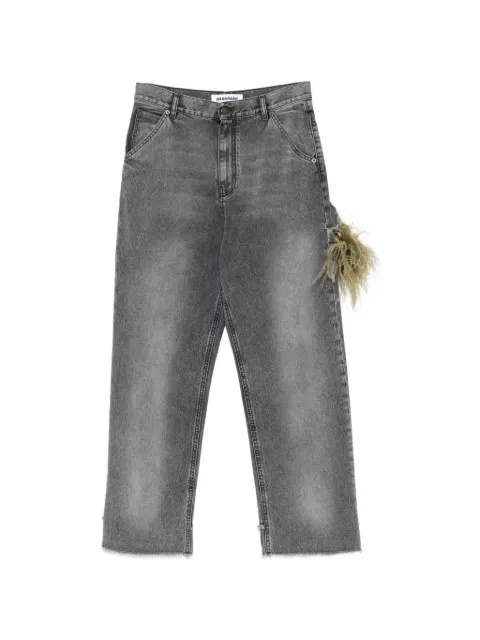 DARKPARK Lisa raw-cut jeans Black WTR58DBK02W044