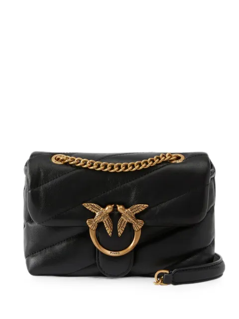 PINKO quilted leather shoulder bag Black 107618A0F2