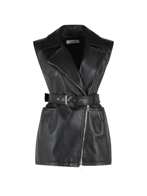 Sportmax belted sleeveless jacket Black 2622446031