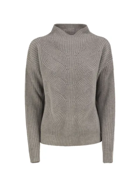 Herno knit high-neck sweater Grey ML00023DR70188