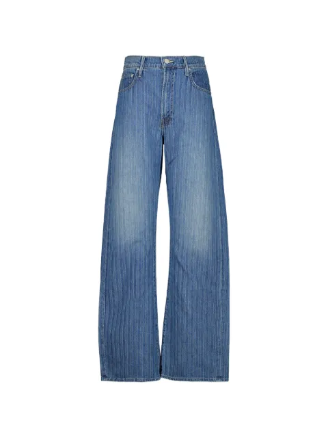 MOTHER The Lasso pinstripe jeans Blue 104782011