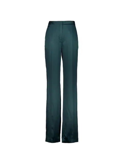 TOM FORD silk satin tuxedo trousers Blue PAW699FAX1720
