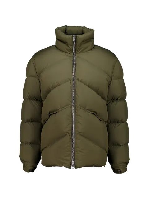 TOM FORD chevron-quilted padded jacket Green OJD007FMN090