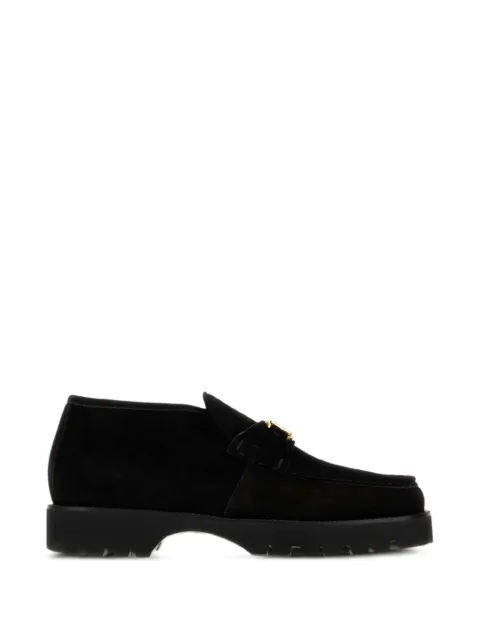 Valentino Garavani Lord Chunky logo-plaque loafers Black YS0M67CQZ