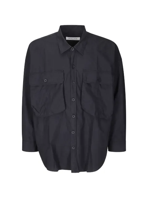 Sunflower Big flap-pocket shirt Black 1329