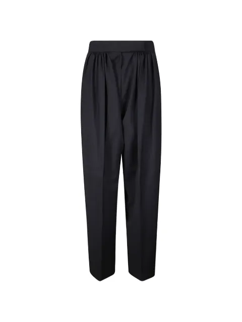 Sportmax pleated virgin wool trousers Black 2622136031600