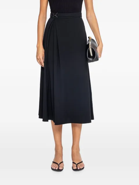 NISSA high-waisted midi skirt Black F16231