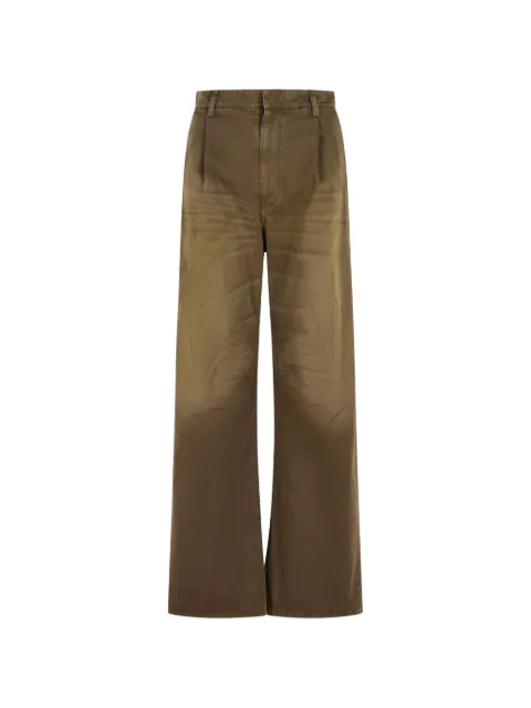 MM6 Maison Margiela pleated straight-leg jeans Brown S52LA0269M35435