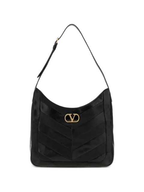 Valentino Garavani VLogo chevron-quilted bag Black WB0T80KID