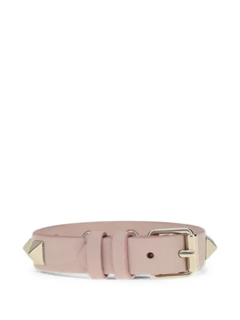 Valentino Garavani Rockstud leather bracelet Neutrals WJ0X53VSH