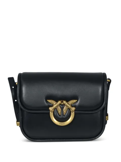 PINKO Love Birds plaque shoulder bag Black 104297A1EN