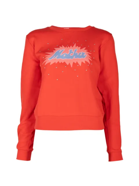 MOTHER The Dorito Camper logo-print sweatshirt Red 895421540
