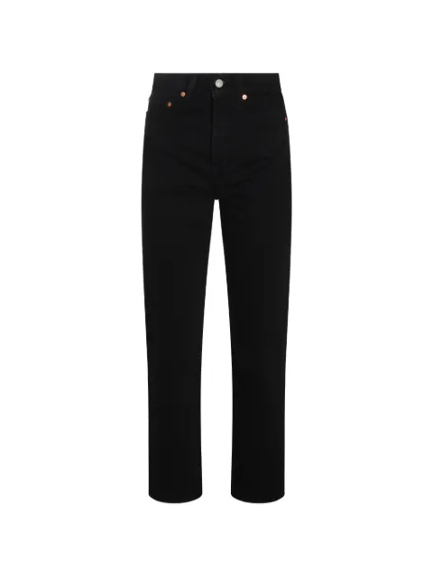 Levi's Ribcage logo-patch jeans Black 790780023