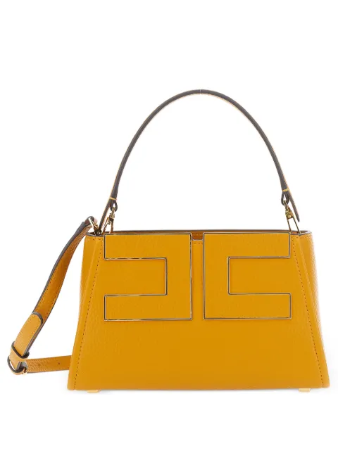 Elisabetta Franchi handbag with logo Yellow BS07A66E2