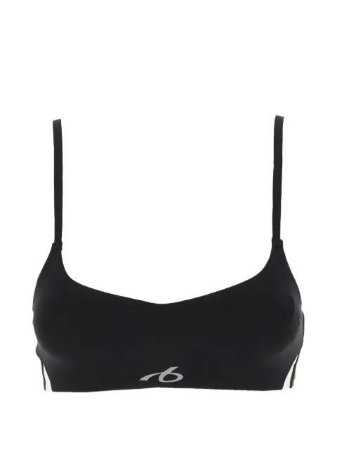 Balenciaga logo-print cropped top Black A0023ZTUVN7