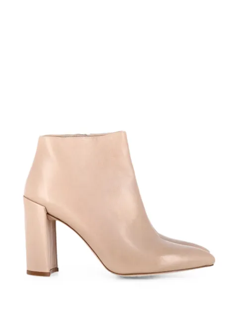 Stuart Weitzman block-heel ankle boots Neutrals NAPPUGBSH487856W
