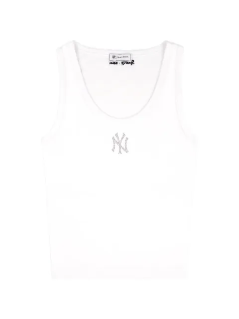 Sporty & Rich Yankees Krystal cropped tank top White TO136718635