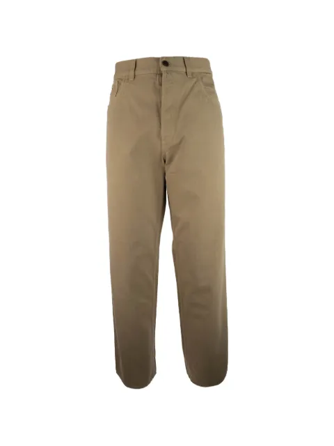 Prada logo-plaque jeans Brown GEP4461954