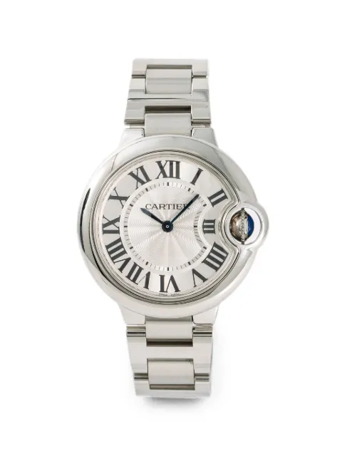 Cartier Ballon Bleu 33mm watch Silver W6920084