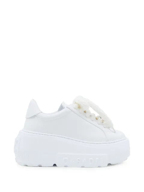 Casadei Nexus chain-link chunky-sole sneakers White 2X129C0701C3094